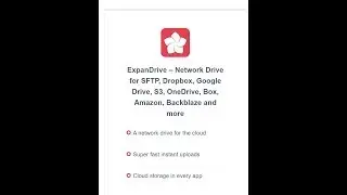 ExpanDrive: How to Mount cloud drive as local disk on Windows