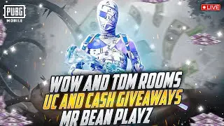 Wow Rooms Live | Tdm Rooms live | Pubg Mobile Live Custom Rooms | Mr Bean Playz