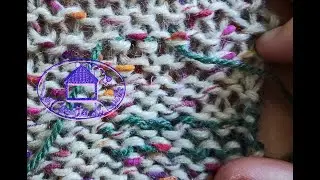 Hiding Knitted Threads. Various Techniques