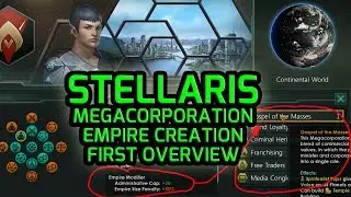 Stellaris Megacorporation Empire Creation – Overview: Civics and Ideas for Synergy, Megacorp DLC