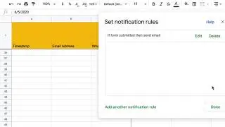 Turning on Notifications For a Google Form Submission