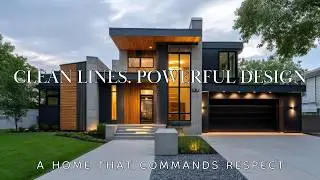 High End Industrial Modern Home Tour | Clean Lines, Bold Architecture, Timeless Design