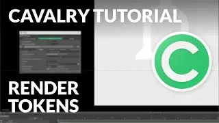 Cavalry Tutorial - Render Tokens [Procedural File Naming]