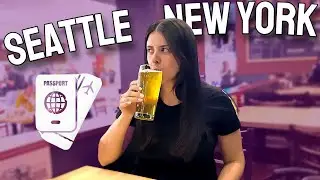 Vlog de Viagem - Arrumando as malas, Seattle para NYC via Salt Lake City | SEA EWR