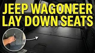 Jeep Wagoneer - how to lay down rear seats flat