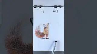 Лиса | 1$ vs 200$ [ASMR] #рисую #drawing #art