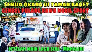 Semua Orang Ditaman Kaget, Gembel Pulang Bawa Mobil Sport, setelah Main Lagu Sial - Mahalini