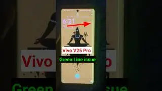 Vivo v25 Pro Green Line issue 😭 #vivo #greenscreen #greenline #displayissue #gigwashim