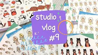 Studio Vlog 9 | Using Cricut mats for Silhouette Cameo, Personalized Characters & Fresh Spring Rolls