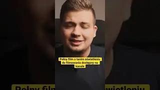 Tanie oświetlenie do filmowania