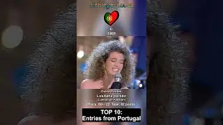 Top 10 Entries from Portugal 🇵🇹 in Eurovision