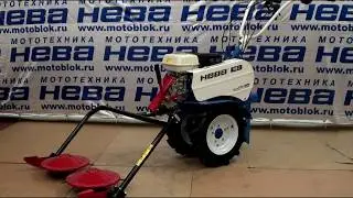 Установка косилки «ЗАРЯ» на мотоблок «НЕВА» МБ2 МультиАГРО