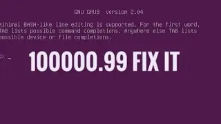 How to Fix Minimal BASH Like Line Editing is Supported GRUB Error In Linux?