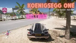 Even the Traction Control Failed !! | Koenigsegg One : Forza Horizon 5 #forzahorizon5 #topspeed