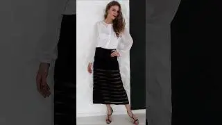 How to hide darts in a transparent skirt? Secrets from @Vladanna Detailed video at the link 👆🏻👆🏻