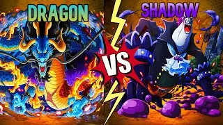 🌑Shadow🌑 VS 🐲Dragon🐲- Blox Fruits