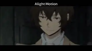 Ротейт эдит с Дазаем ( Великий из бродячих псов) Alight Motion