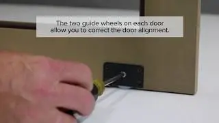 How to Install Sliding Cabinet Doors