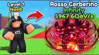 I got WORLD FIRST INFINITE MUTATED INSANE BRAINROT In Become a Brainrot! (Roblox)