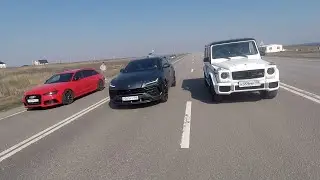 MANAGER ANTON'S dream in Kursk. LAMBORGHINI URUS vs GTR, RS6 and AMG G63