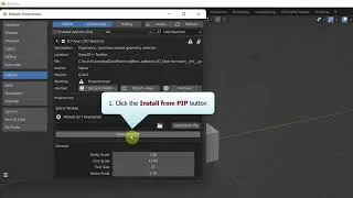How to Install ADD ONS in Blender 3   CAD Sketcher #000