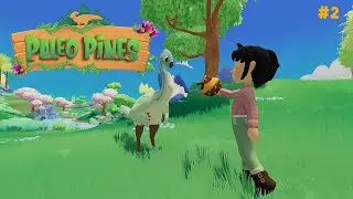 Befriending My First Wild Dino! -Paleo Pines Gameplay-