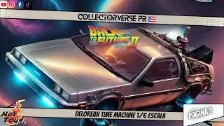 Delorean- Time Machine a 1/6 escala por Hot Toys 🔥