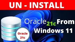 #Unstall_Oracle