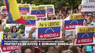 Informe desde Madrid: venezolanos en España se manifiestan en apoyo al opositor Edmundo González
