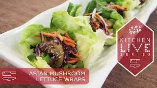 Asian Mushroom Lettuce Wraps