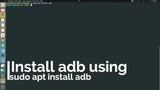 Install ADB and FASTBOOT system wide on ubuntu under a minute