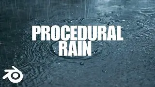 Procedural Rain (1/2) - Blender Tutorial