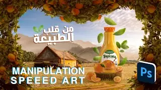 Orange Juice Photoshop Manipulation Tutorial | Speed Art