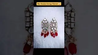DIY Cutest Earings Tutorial 😱#youtubeshorts #shorts #diy  @CrafterAditi  @PaintellectualPriyA