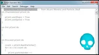 Intro to Script Operator [Particle Flow]