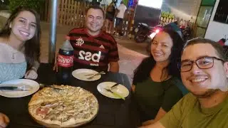Fomos comer pizza olha o que aconteceu