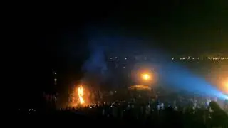 Обжигание глиняной статуи