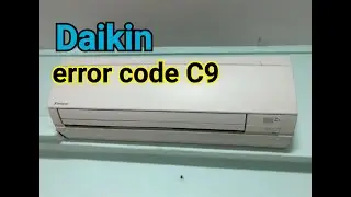 Daikin | how to rectify error code C9 non inverter air conditioner