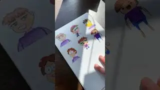 I draw myself in different styles🎨