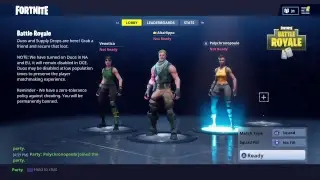 Fortnite Battle Royal - First full squad - (Ps4)
