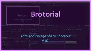 Trim and Nudge Share Shortcut - Brotorial 