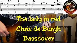 Chris de Burgh The Lady In Red. Bass Cover Tabs Score Chords Transcription. Bass: Pino Palladino