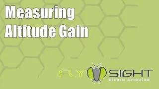 Measuring altitude gain with FlySight Viewer