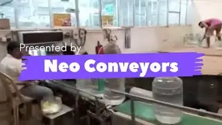 20-Litre Water Jar Conveyor System for Beverage Industries | Neo Conveyors