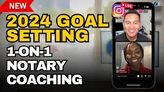 LIVE 1-on-1 Notary Coaching: How to Set Your Goals! Powerful Message from Mark Wills