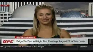 Paige VanZant on fighting Bec Rawlings,  WWE rumors & beef with Ronda Rousey