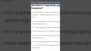 Why Most Of The Games Is Coded In C++? | Knowledge Basics