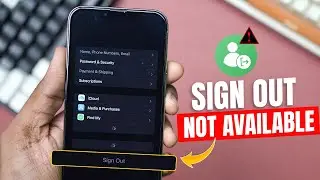 How to Fix iCloud Sign Out Not Available on iPhone | Apple ID Sign Out Grayed Out Issue