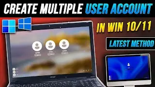 How to Create User Accounts In PC/Laptop 2023⚡Make Local User Account in Windows 11/10🤯Step-by-Step