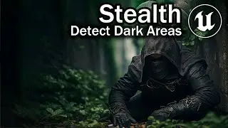 Unreal Engine 5 Tutorial - Stealth System Part 3: Detecting Dark Parts to Hide